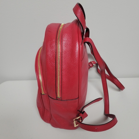 Michael Kors Abbey Medium Pebbled Leather Backpack. - Picture 3 of 16